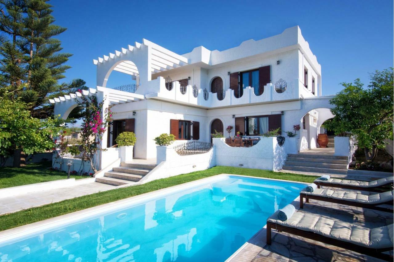 Luxury Villa Rosita W Heated Pool - Nature And Relax Epano Vathia Buitenkant foto