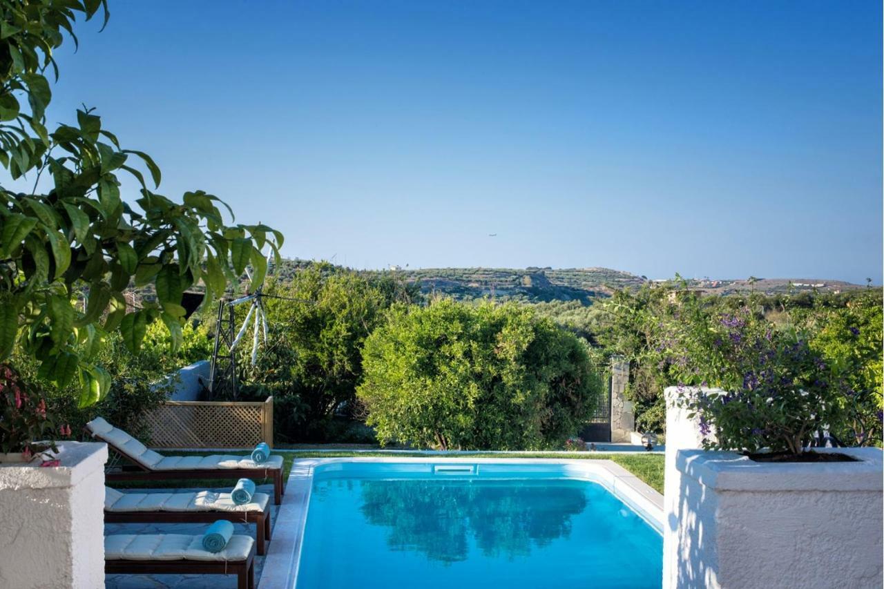 Luxury Villa Rosita W Heated Pool - Nature And Relax Epano Vathia Buitenkant foto
