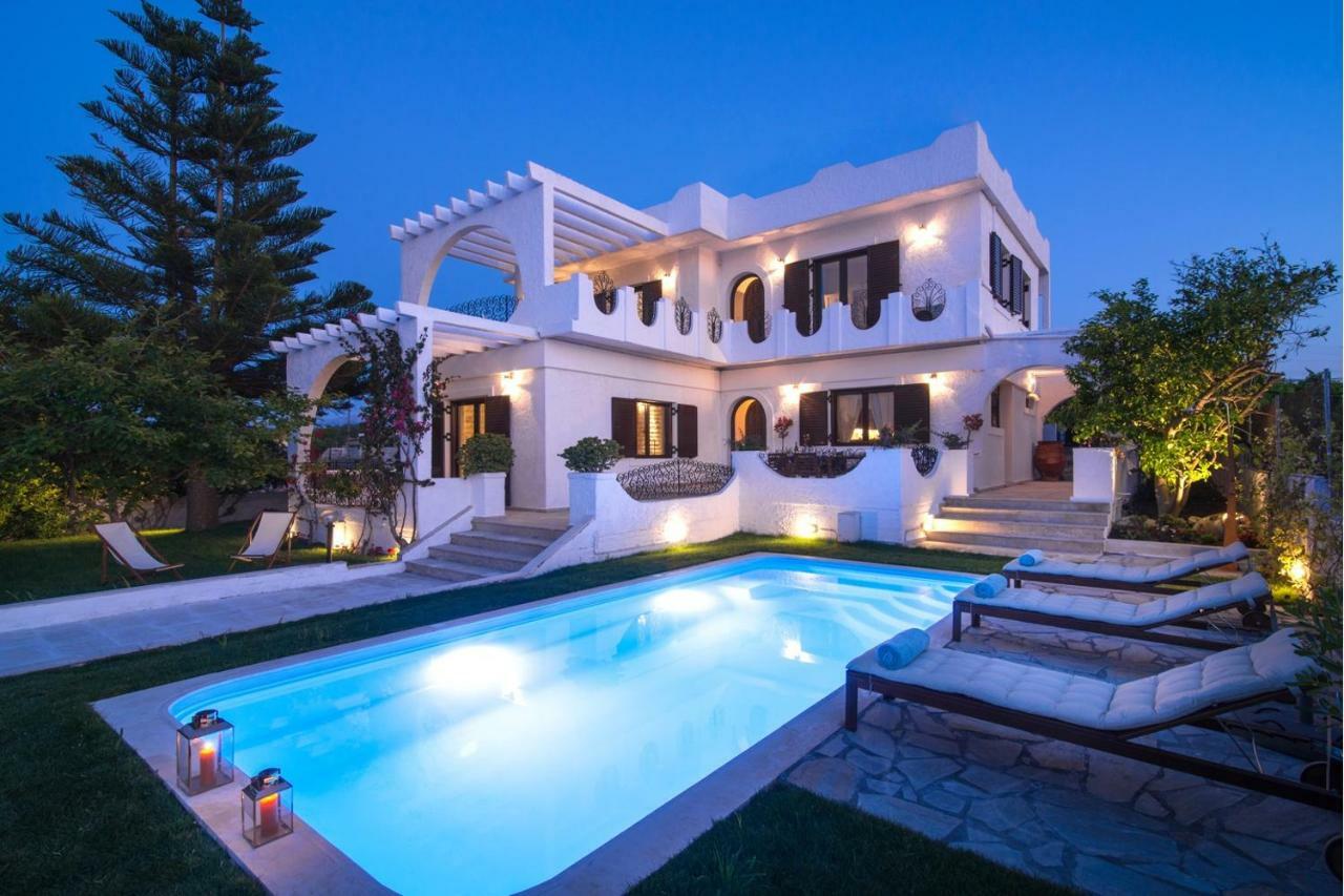 Luxury Villa Rosita W Heated Pool - Nature And Relax Epano Vathia Buitenkant foto